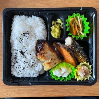 さけ塩、銀さわら西京、さば塩焼弁当