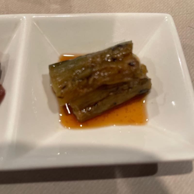 お通し　焼き茄子(石亭 )