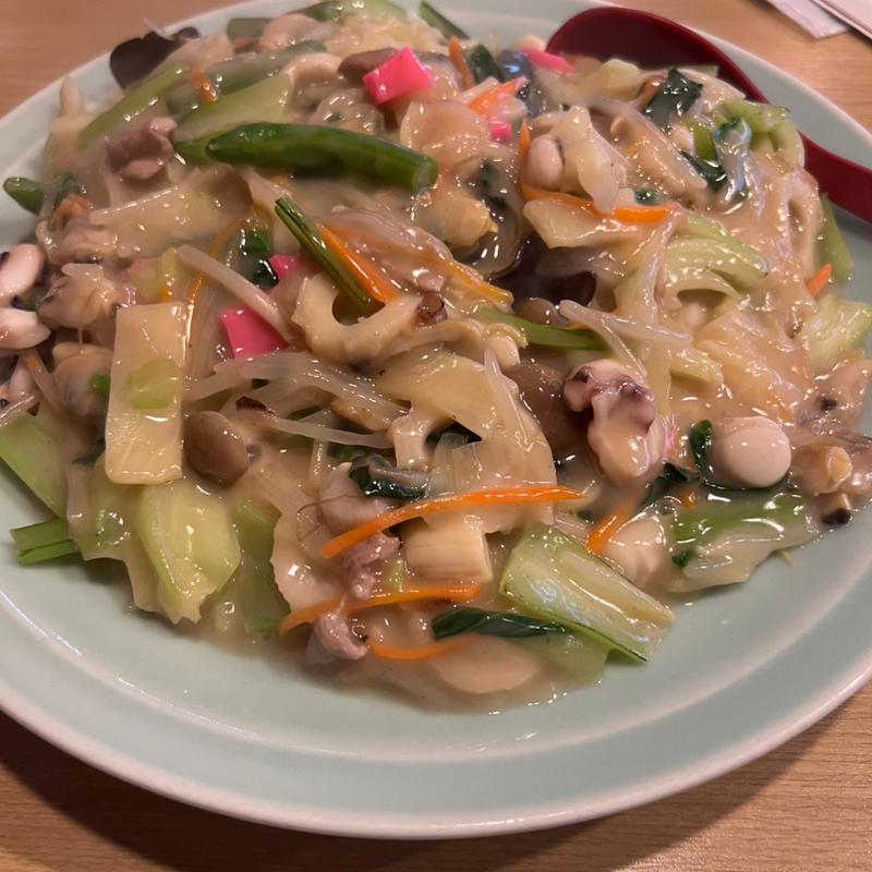 球磨太麺皿うどん(ちゃんぽん・皿うどん 球磨（くま）)