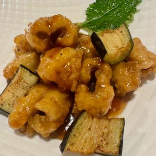 ハモの中華甘酢餡掛け