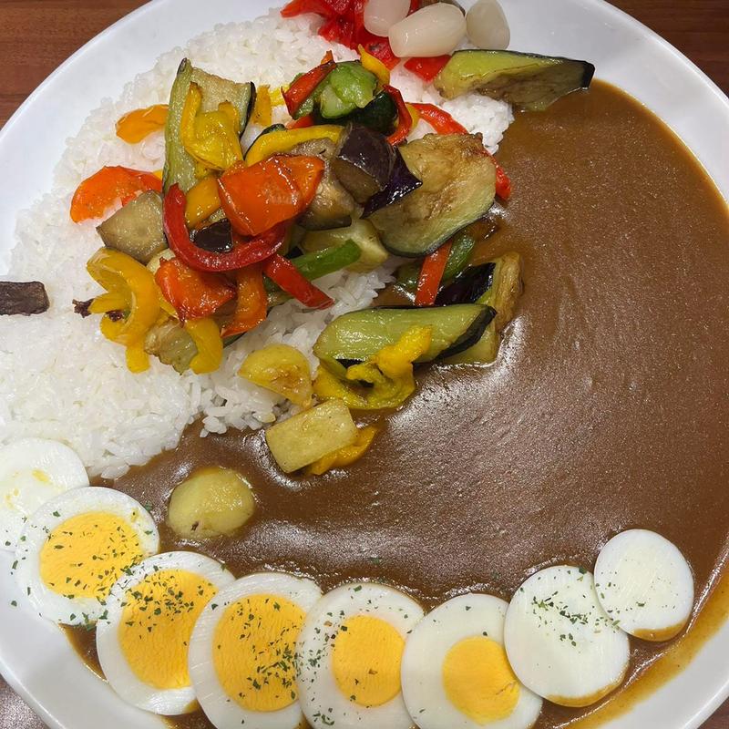彩り野菜カレー(ナイルカレー 大橋駅)