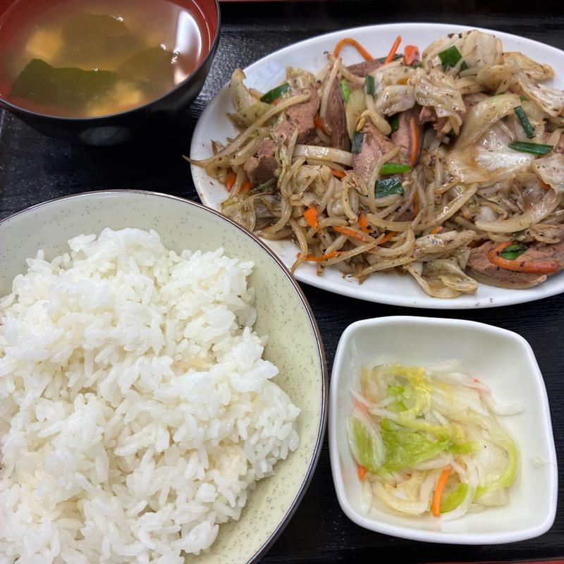 野菜炒め定食(たか幸食堂 )