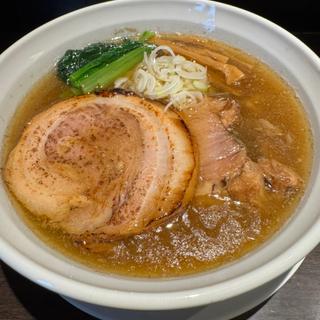 塩 秋刀魚出汁 手揉み麺