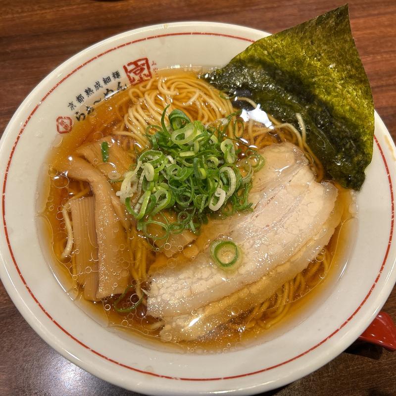 昔ながらの中華そば(らぁーめん京 姫路飾磨店)