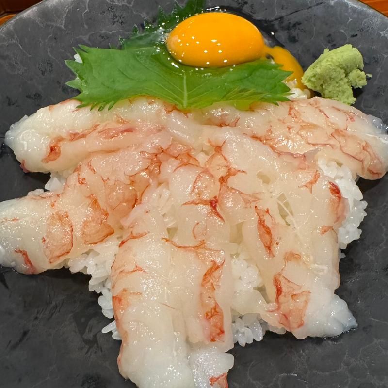 生えび丼(海の幸のおもてなし　なかむら )