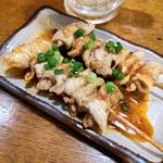 鶏皮串揚げ(辛口)