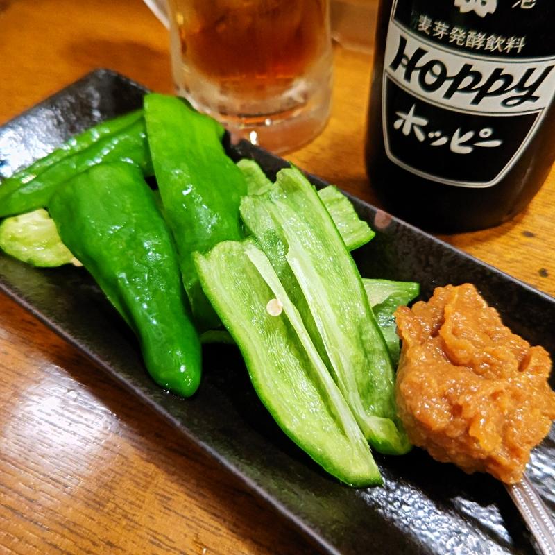 鶏味噌ピーマン(焼鳥じらい屋 伊勢佐木町店)