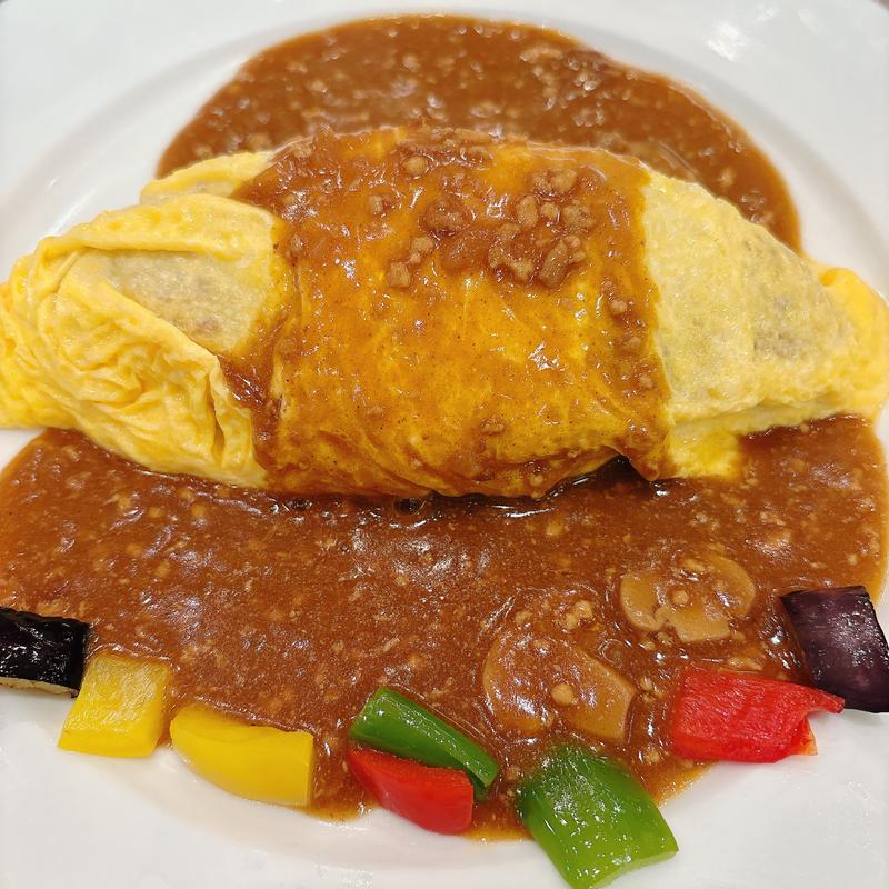 オムライス　カレーソース(サンマルコ阪急三番街店)