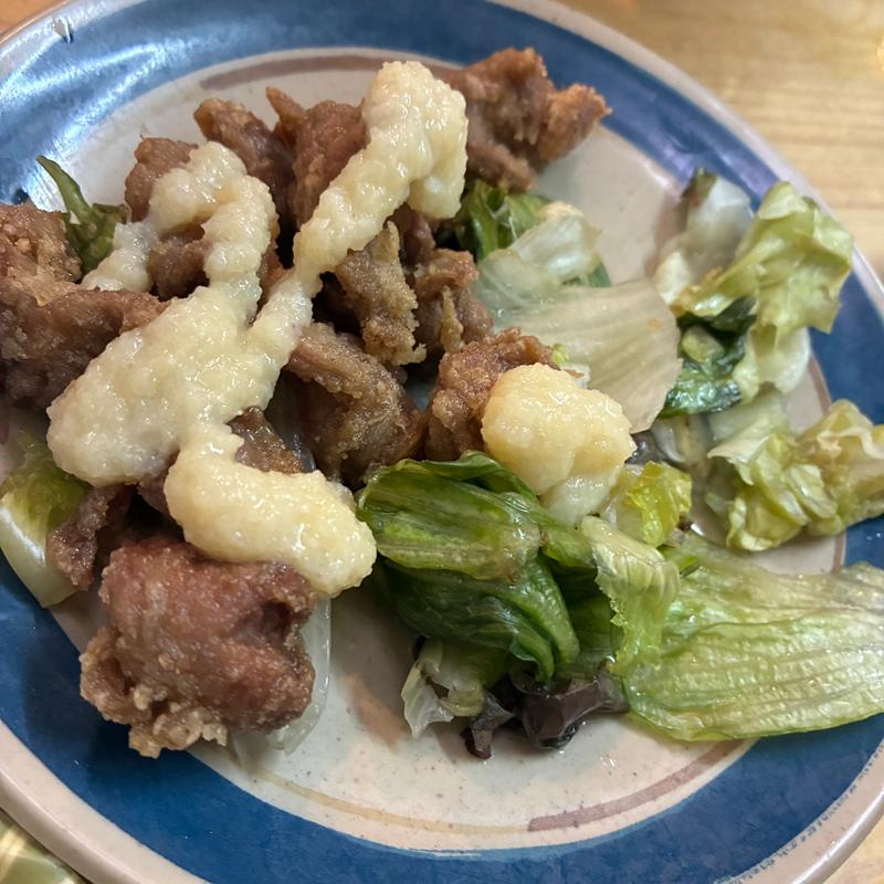 砂肝にんにく塩揚げ(大餃子酒場)