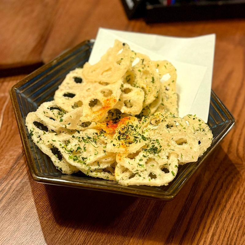 れんこんチップ(居酒屋 写楽)