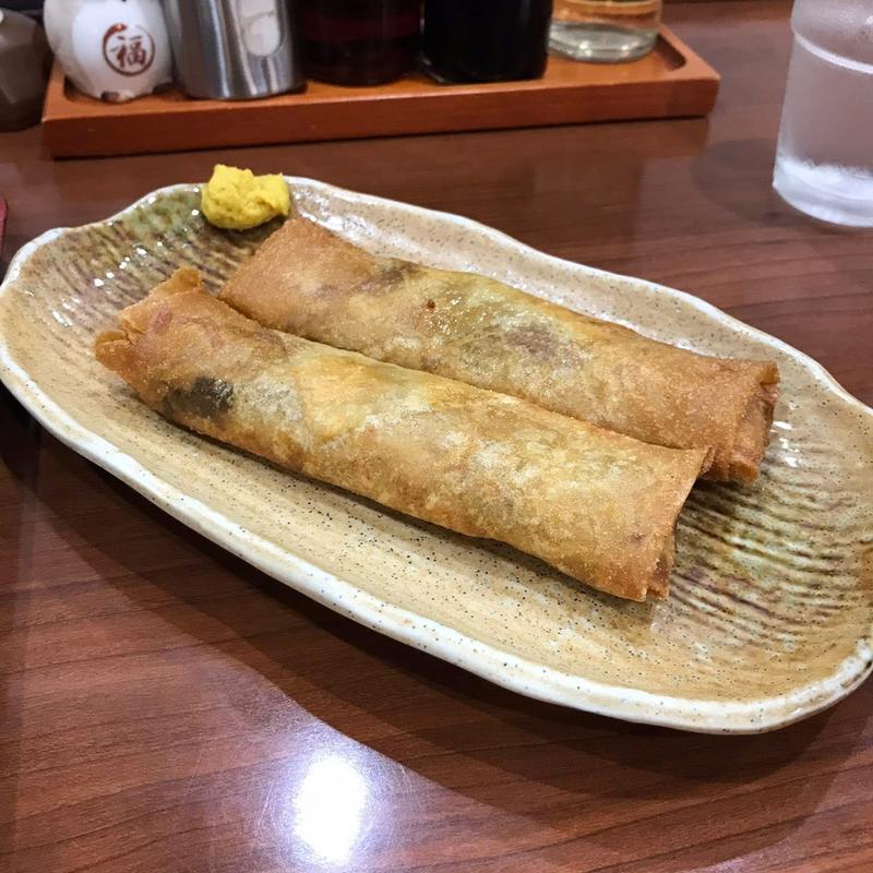 春巻き(「かばちゃん家」松栄軒 手賀の杜店)