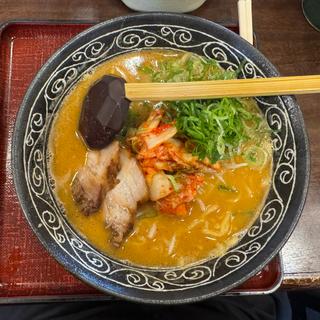 みそキムチラーメン(ニンニクラーメン天洋 大正橋店)