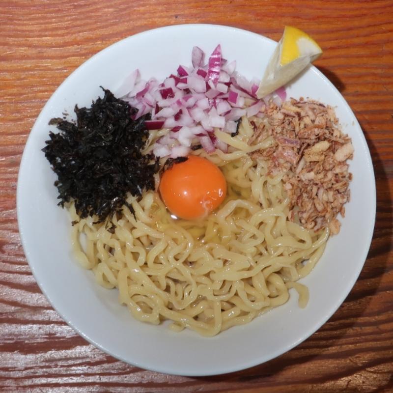 冷やし平貝のまぜそば(麺や晴心)