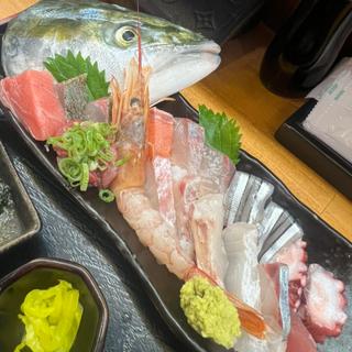 刺し身13種類(刺し身DX定食)(和処魚笑〜ととえ〜)
