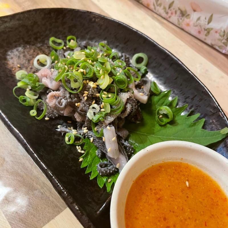 センマイ刺し(播州ラーメンかんばし尾上店)