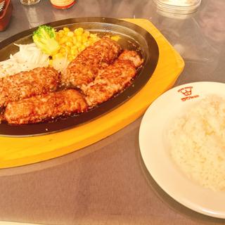 牛肉100%ハンバーグ　340g(ステーキハウス　ラジャ６３４)