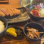 牛カツランチ