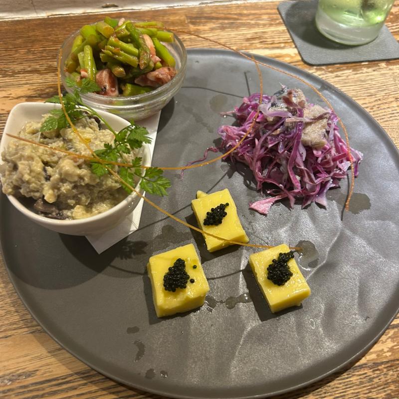 前菜の盛り合わせ(ラ ズッカ ディ ナポリ)