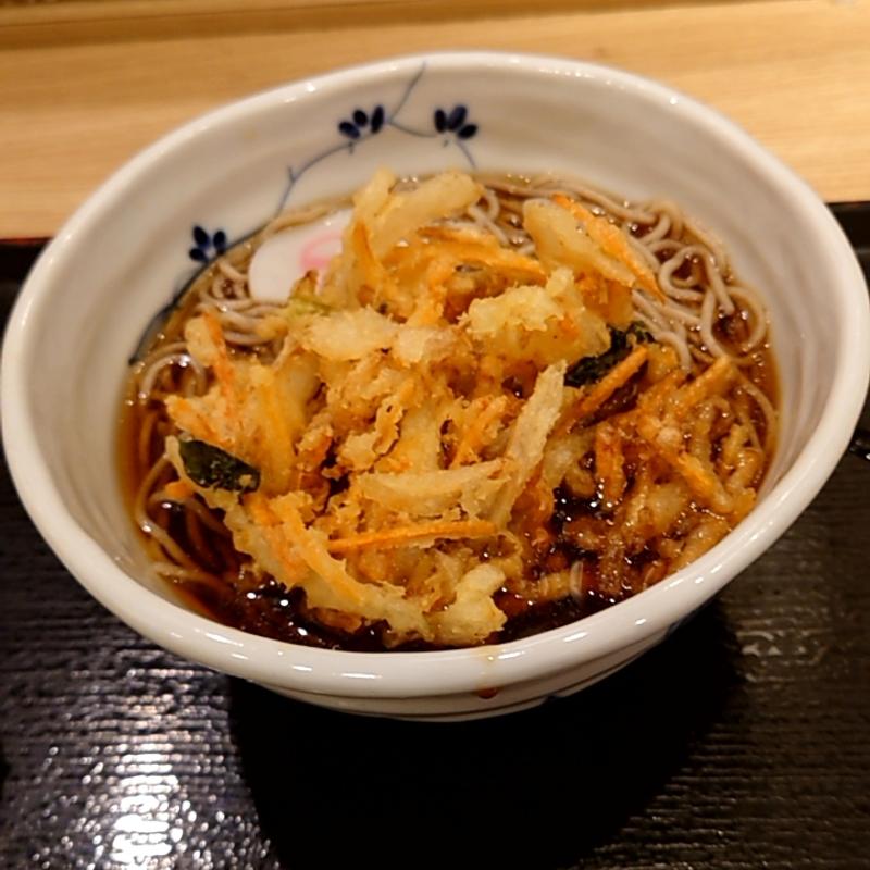 かき揚げそば(そばいち 神田)