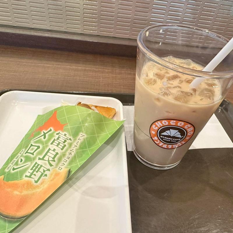 富良野メロンチョコクロ(サンマルクカフェ 小田急豪徳寺駅店)