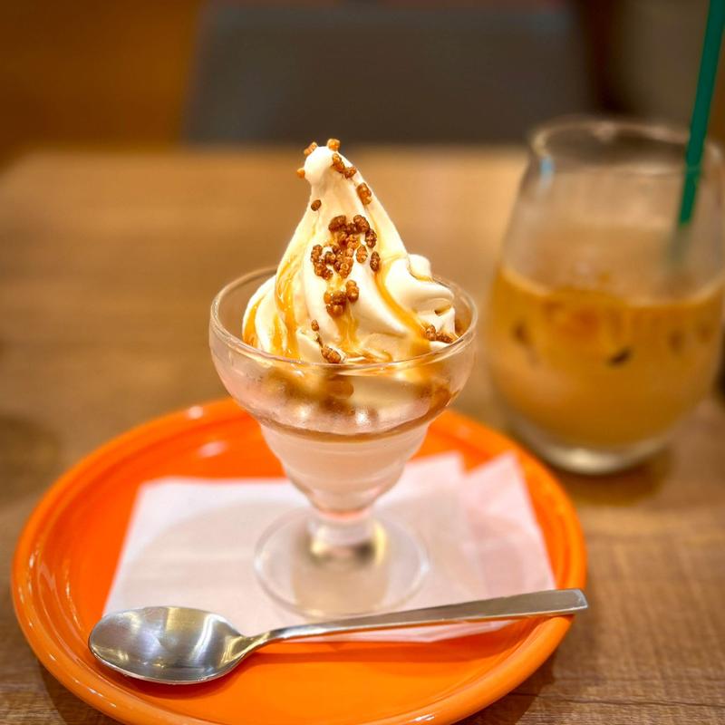 キャラメル玄米ソフト(chawan ららテラス ＨＡＲＵＭＩ ＦＬＡＧ店)