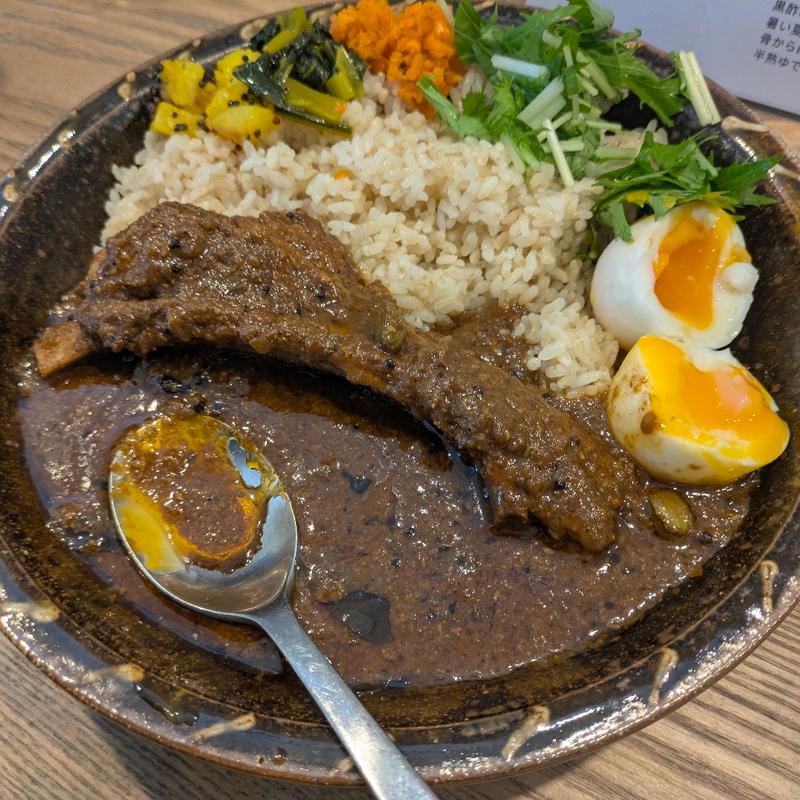 黒酢スペアリブカレー(こっそりカレー)