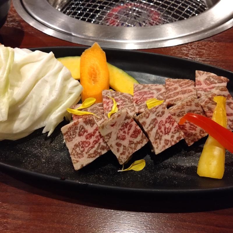 和牛モモステーキ定食(焼肉牛兆 アステ川西店)