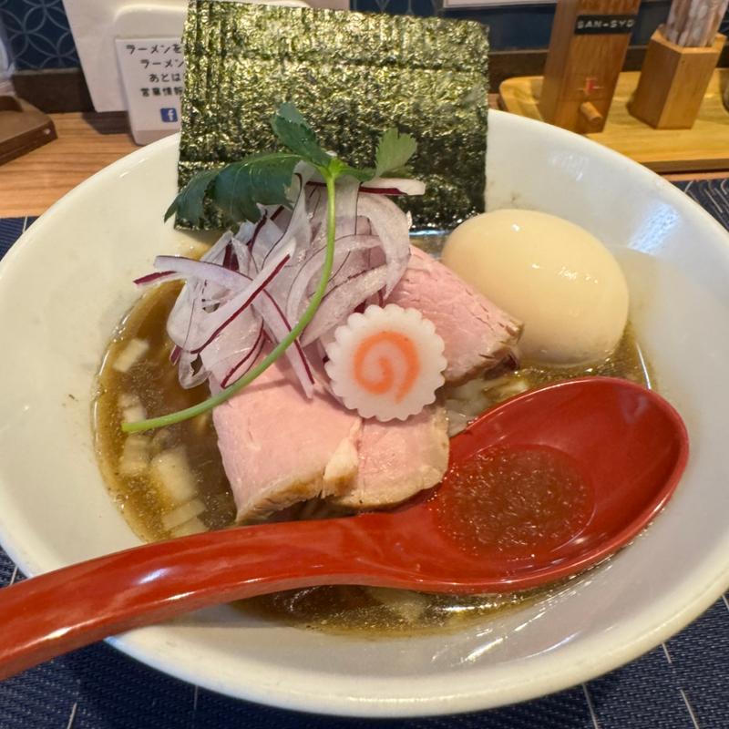 裏ニボ 潤目絞り TP味玉(中華ソバ 篤々TOKU-TOKU)