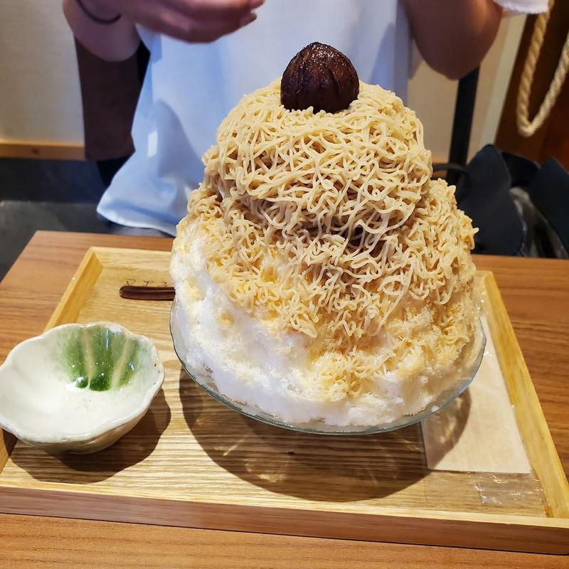 モンブランのそよぎ(天然氷菓 そよぎ)