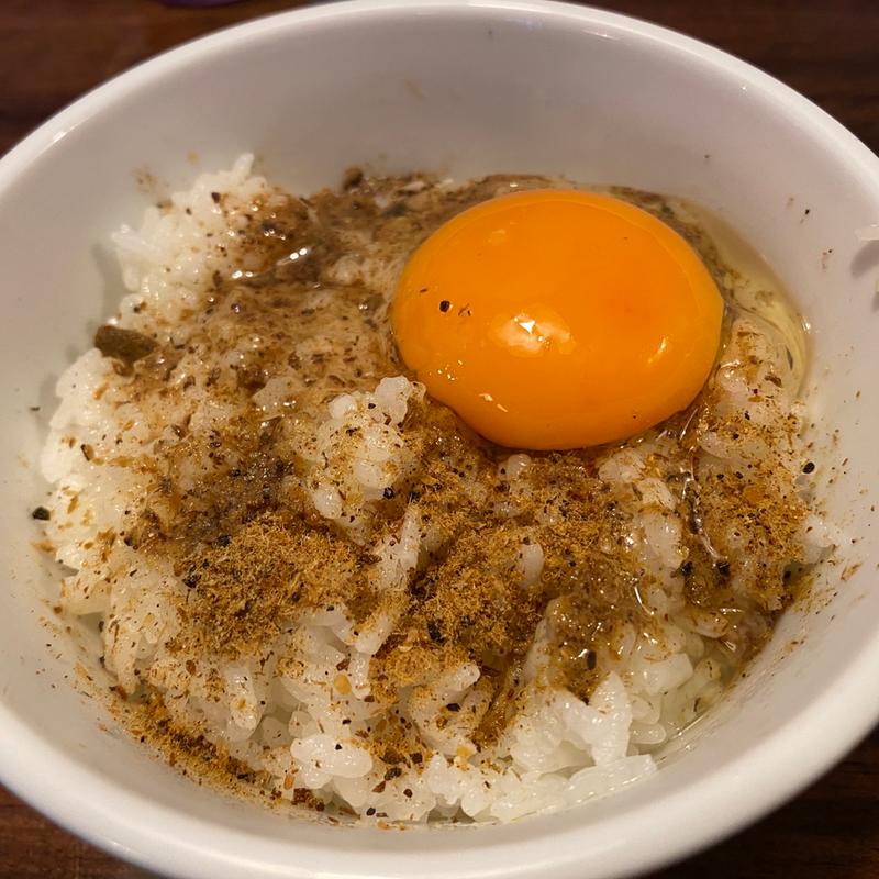 たまごかけごはん(中華そば かなで 〜豚と節〜)