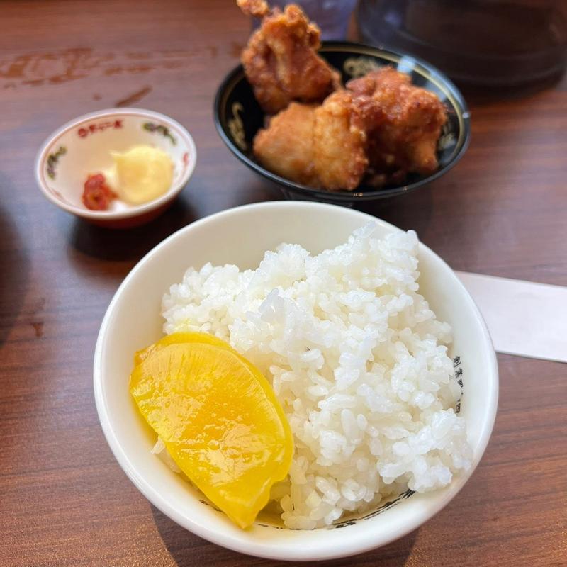 唐揚げ ライスセット(天下一品 久御山店)
