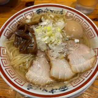 冷かけ中華そば 味玉(中華そば専門 田中そば店 新橋店)