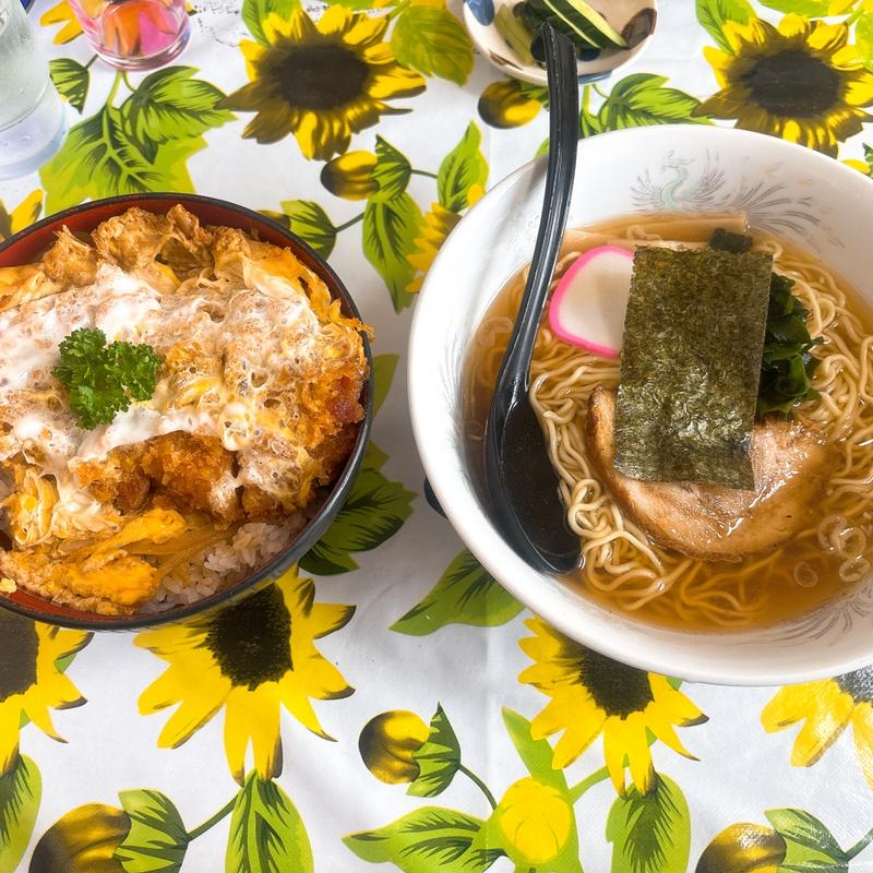 らーめんカツ丼セット(ぽぱい )