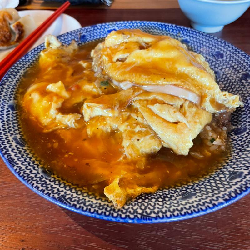 ふわとろ玉子あんかけ炒飯(口福)