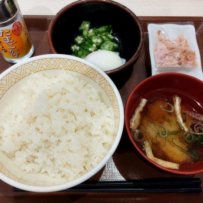 まぜのっけ朝食 並(すき家 葛飾亀有一丁目店)