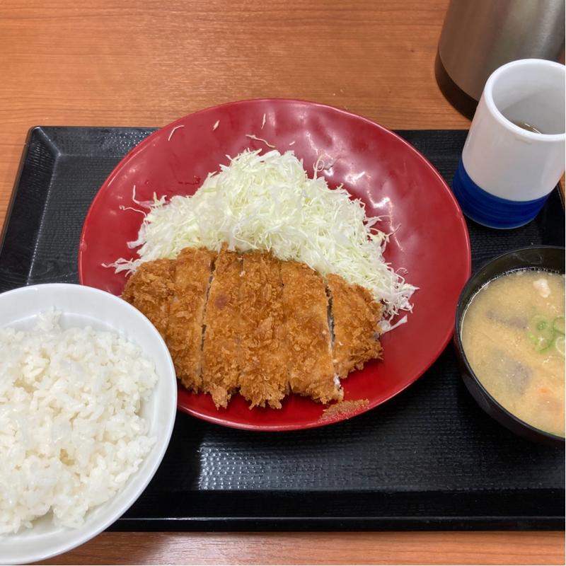 ロースカツ定食(かつや 経堂店)