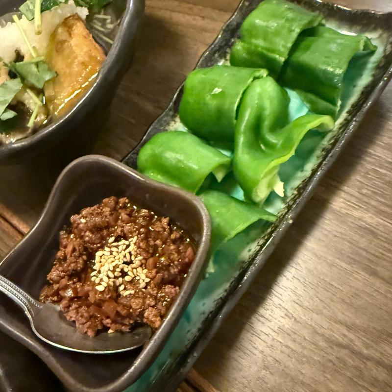 肉味噌ピーマン(魚真 吉祥寺店)