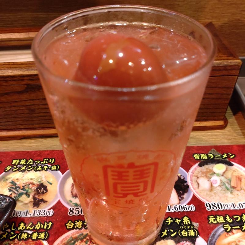 すももサワー(ラーメン華小屋 幕張本郷店)