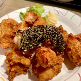 わにの手(天津飯と米シューマイ)