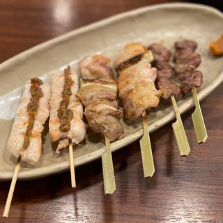 ハート串・ねぎま・ささみの梅しそ串