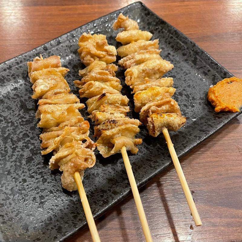 皮串(三好弥　鶏料理店 )