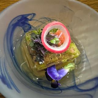 そうめん南京のゼリー寄せ
