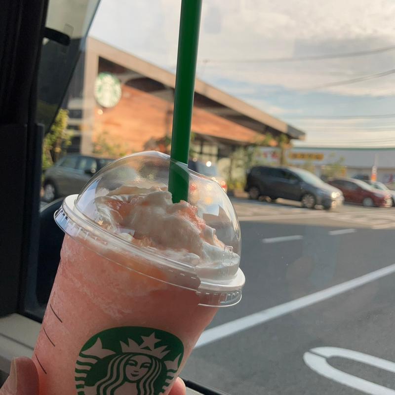 ヘブンリーチピーチフラペチーノ(スターバックス コーヒー 豊橋曙店)