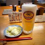 お通し＆生ビール大