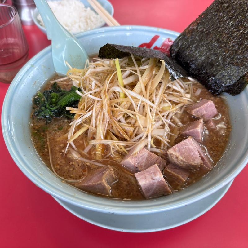 ネギ味噌ラーメン(中盛り)(ラーメン山岡家 音羽蒲郡店)
