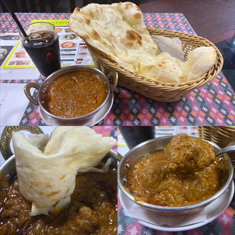 マトンカレー(インドレストラン・ガンジー（ＧＡＮＤＨＩ）)