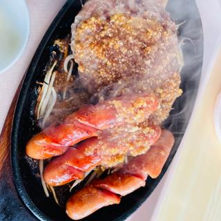 ソーセージバーグ定食(ハンバーグ・食堂 うしや)