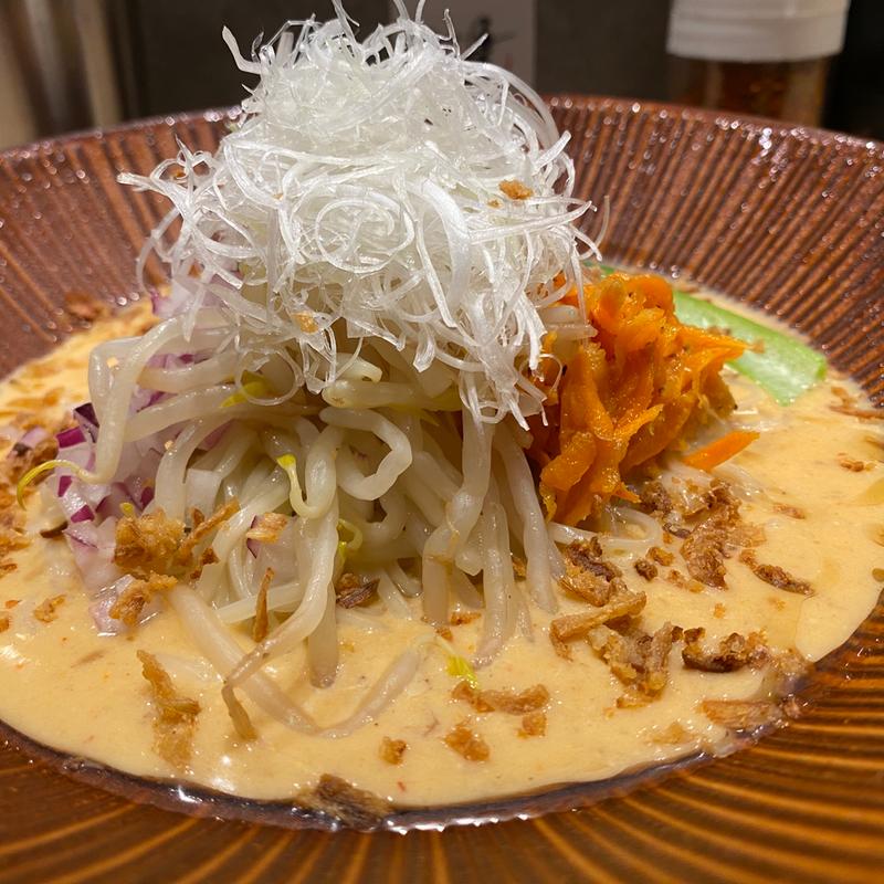 冷製担々麺(博多鶏soba 建 TATERU（たてる）)