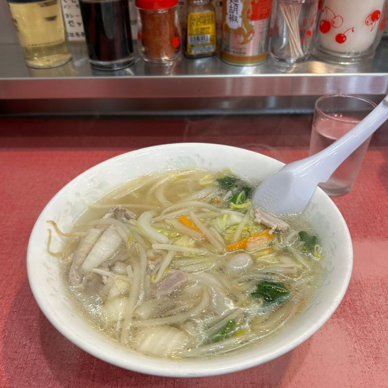 ラーメンしお(野菜ラーメン)(中華食堂 桂苑)