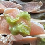 ムネ身昆布〆め(鶏屋 壱％)